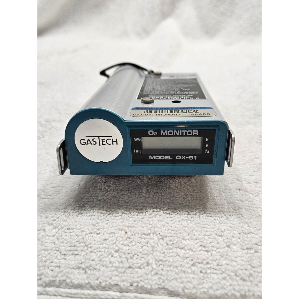 Vintage Gas Tech o2 Monitor Model OX-91‎